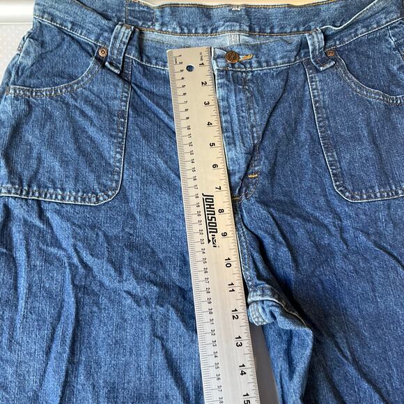 Riders Women Jeans size 16M Blue Mid Rise Straight Leg - Picture 5 of 11